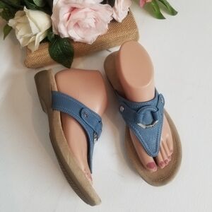 Blue and Tan Casual Sandals for Everyday Comfort